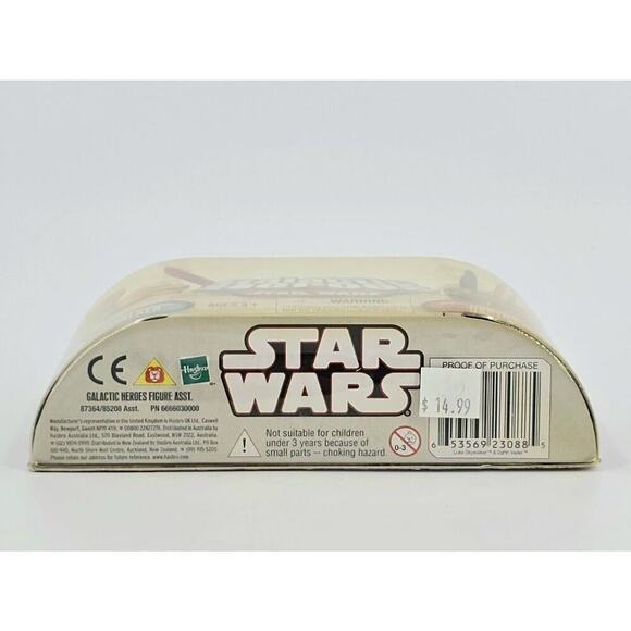 Star Wars Galactic Heroes Luke Skywalker & Darth Vader Hasbro Figure Set New - Picture 7 of 7